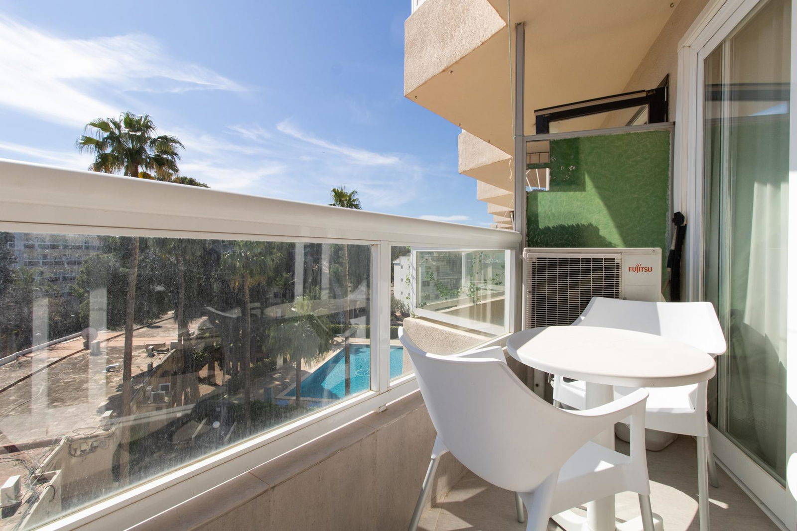 Studio-Apartment mit Terrasse in Strandnähe in Palmanova