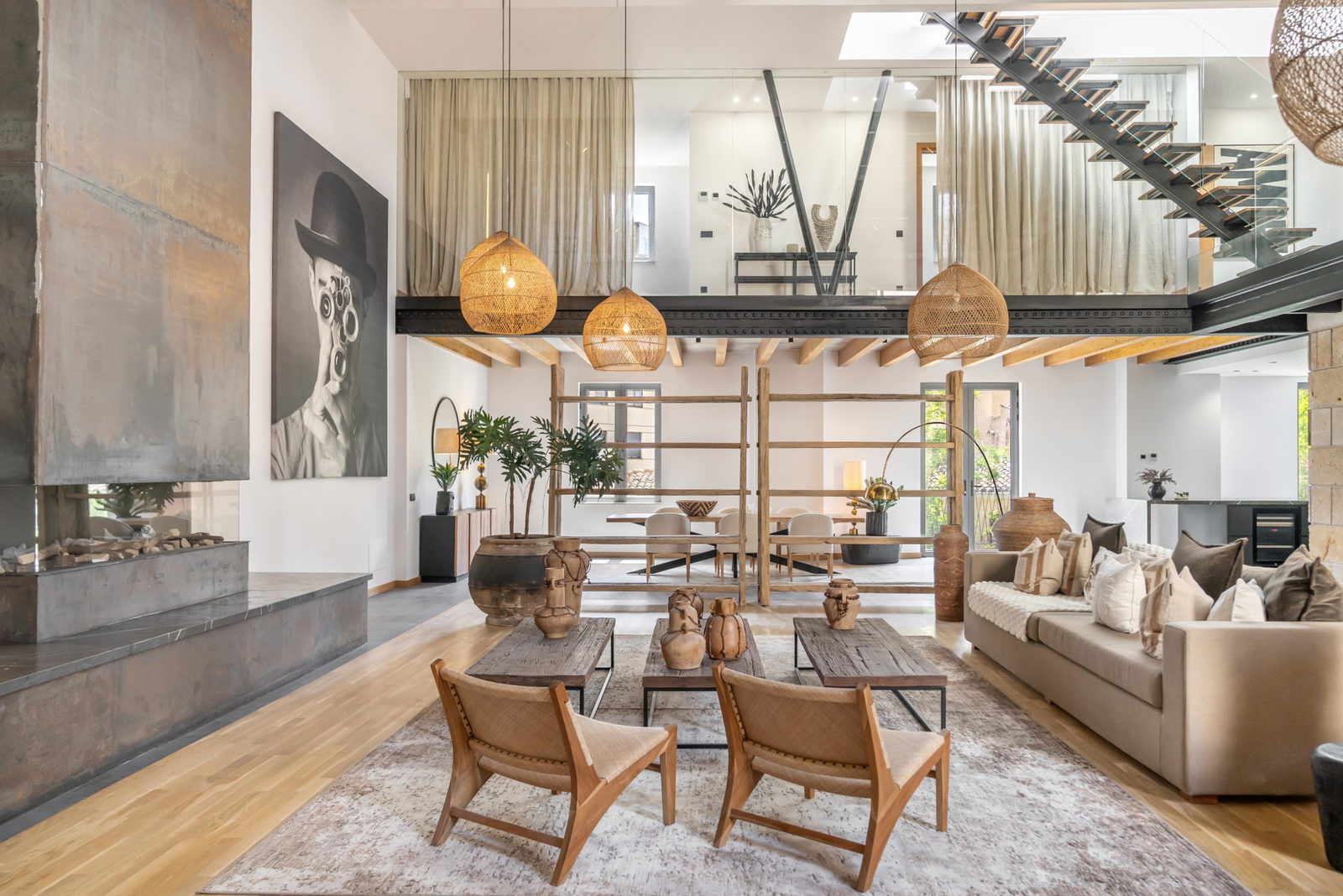 Imponerande designloft med privat takterrass i hjärtat av Santa Catalina