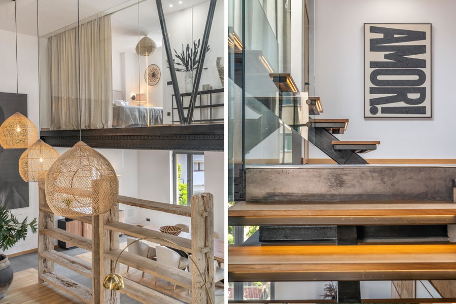 Imponerande designloft med privat takterrass i hjärtat av Santa Catalina