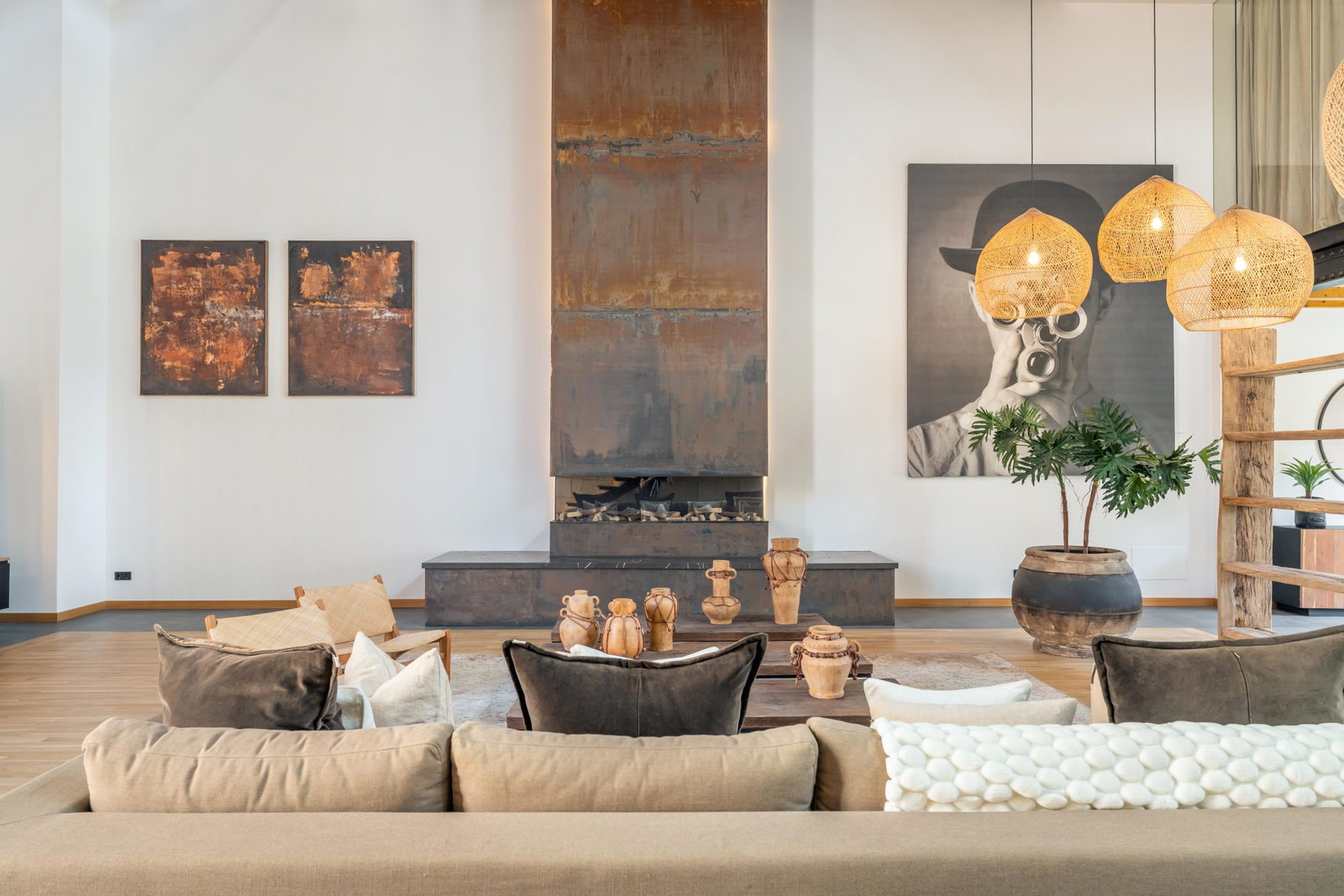 Imponerande designloft med privat takterrass i hjärtat av Santa Catalina