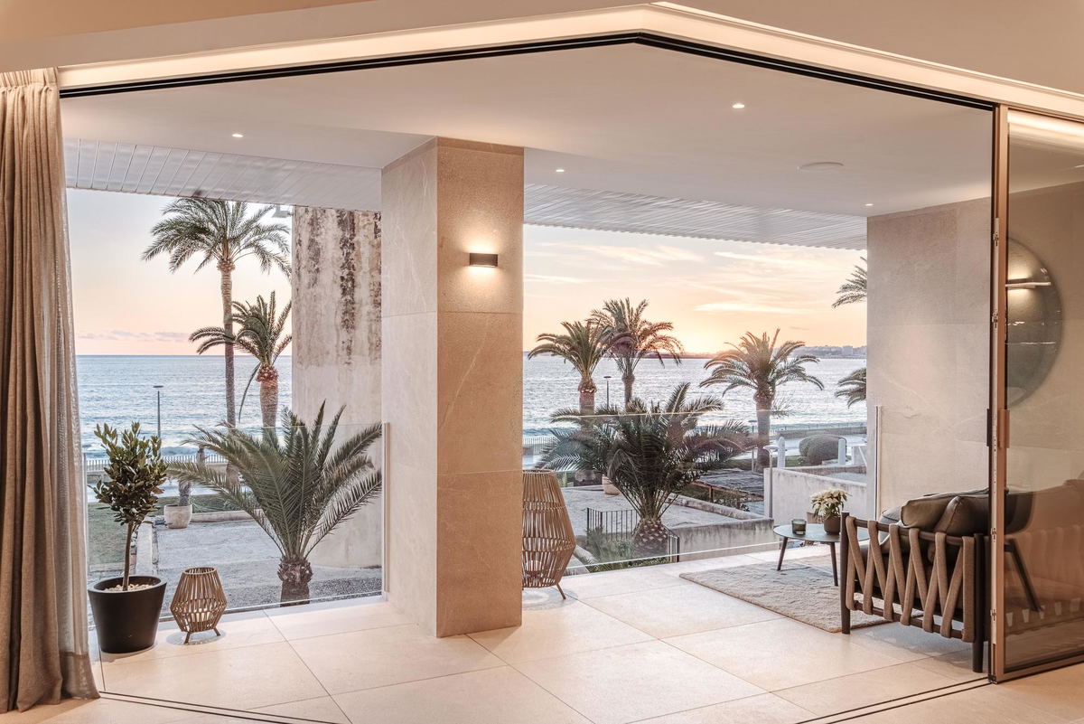 Designer-Apartment in erstklassiger Lage direkt am Meer in Portixol