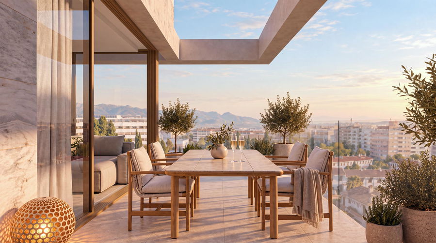 A penthouse designed to be enjoyed every day is for sale in Son Dameto