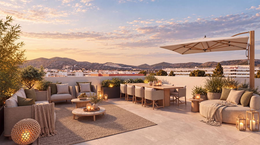 A penthouse designed to be enjoyed every day is for sale in Son Dameto