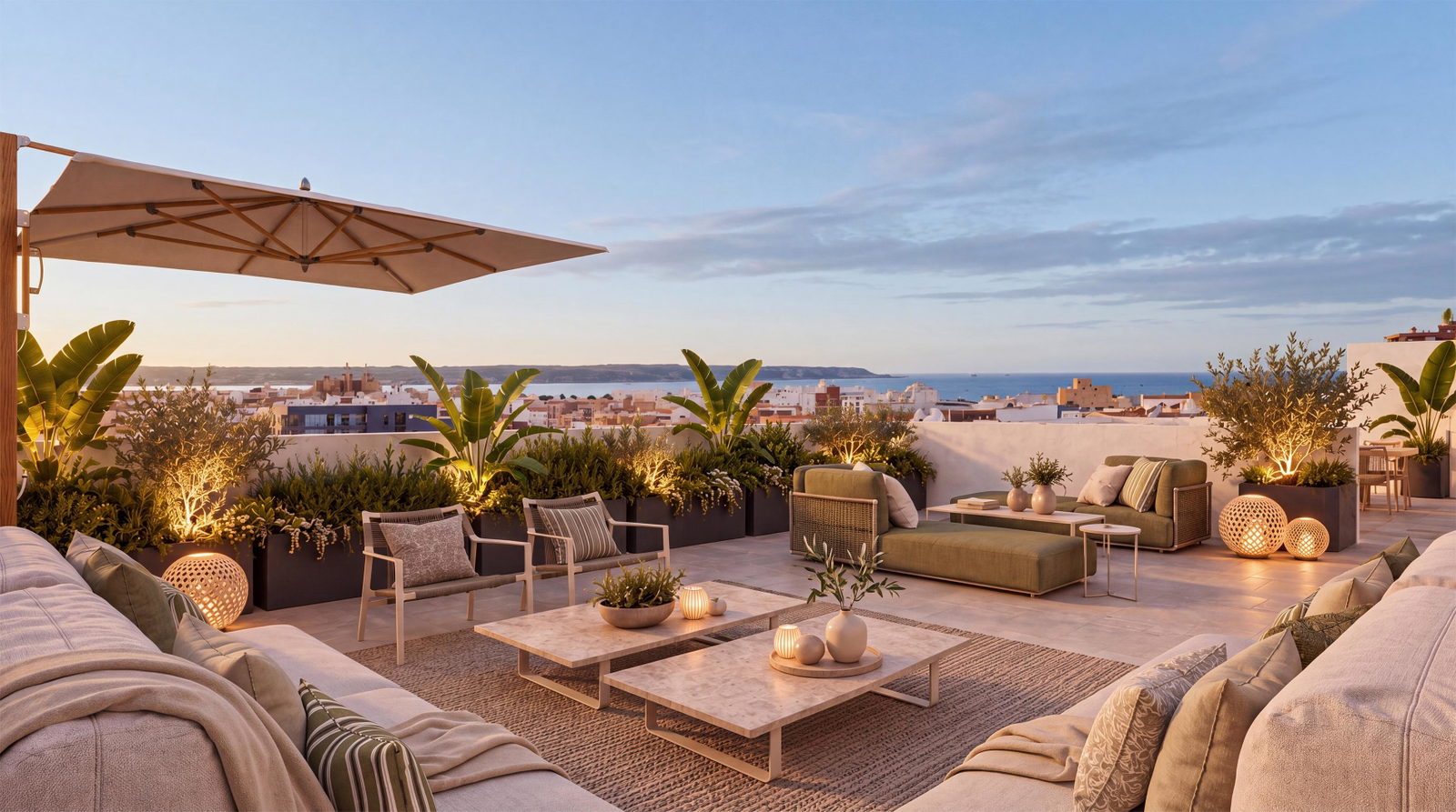A penthouse designed to be enjoyed every day is for sale in Son Dameto