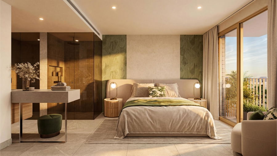 Vivienda de obra nueva en planta baja con amplios espacios exteriores en Son Dameto