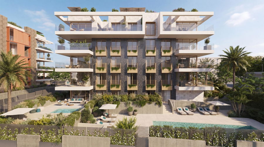 Moderne Neubauwohnung mit zwei grosszügigen Terrassen in Son Dameto