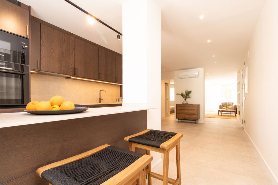 Elegant fully renovated apartment  with large terrace in Palma City Centre