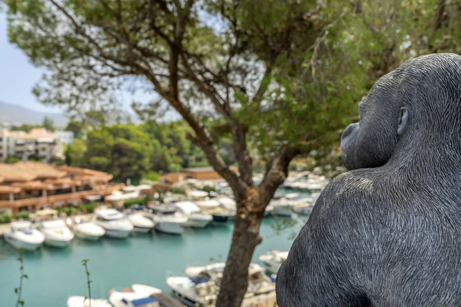 Mediterranean villa with  amazing sea view and prime location in front of Santa Ponsa Nautic Club
