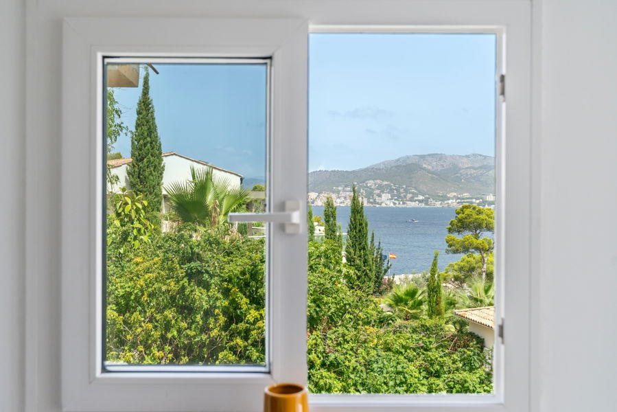 Mediterranean villa with  amazing sea view and prime location in front of Santa Ponsa Nautic Club