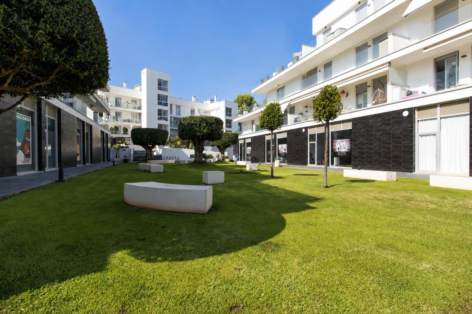 Spacious ground floor apartment with an amazing terrace and community pool in Palmanova