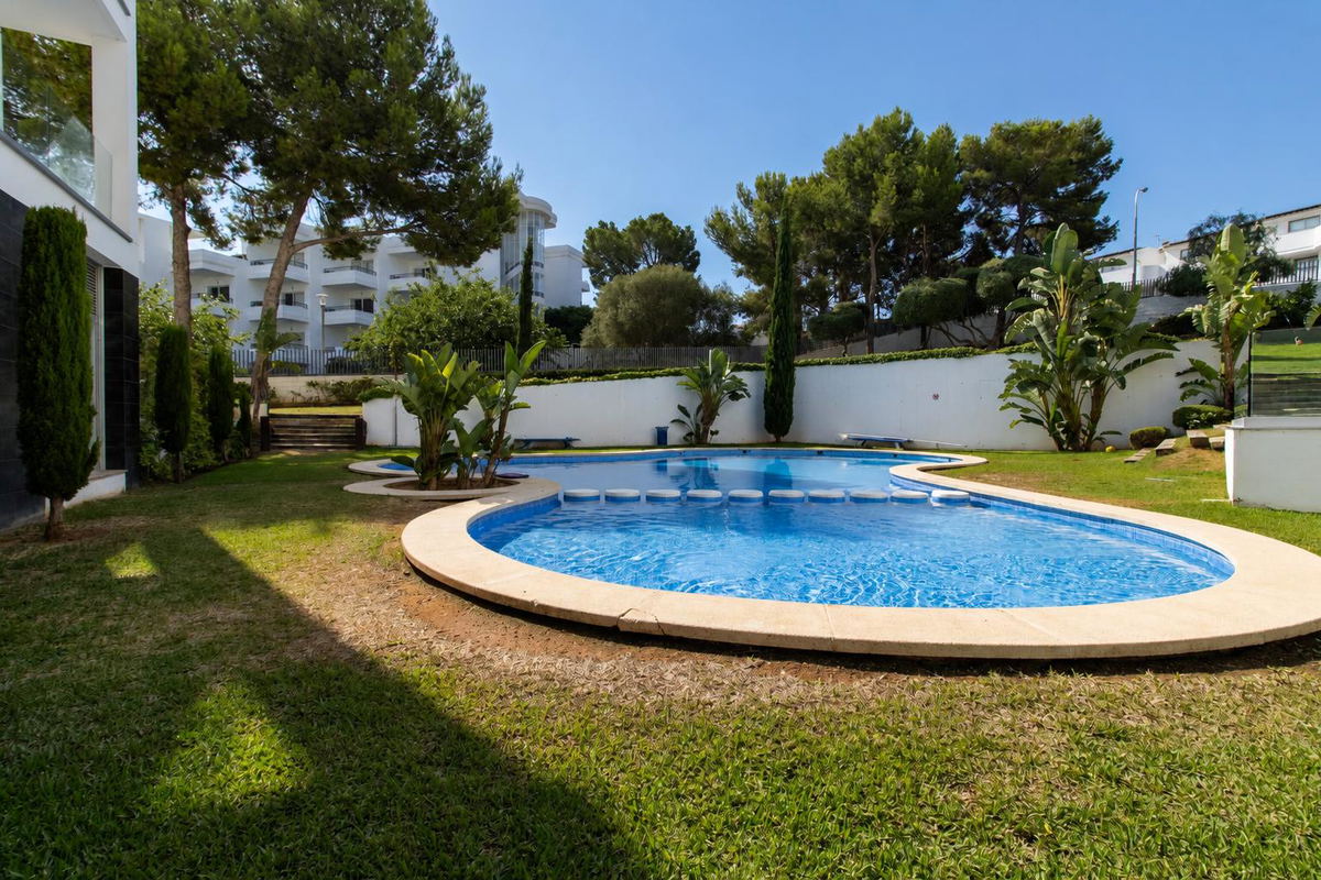 Spacious ground floor apartment with an amazing terrace and community pool in Palmanova