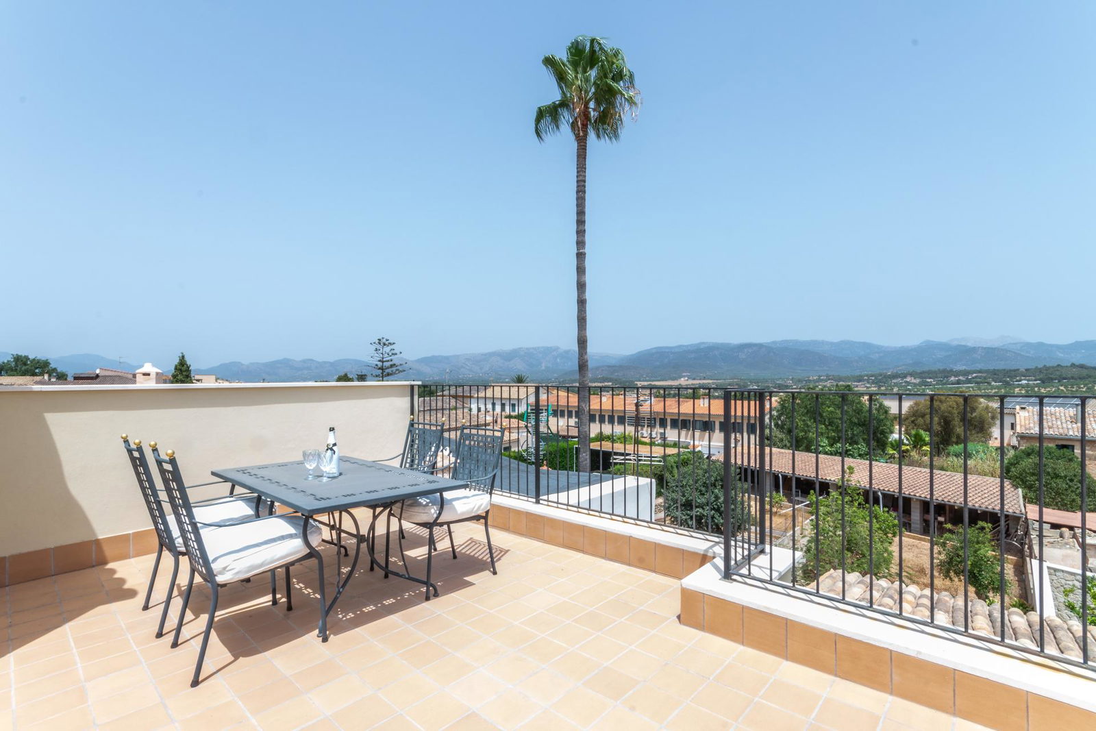 Townhouse with private pool and a roof terrace with great views in Sa Cabaneta for sale