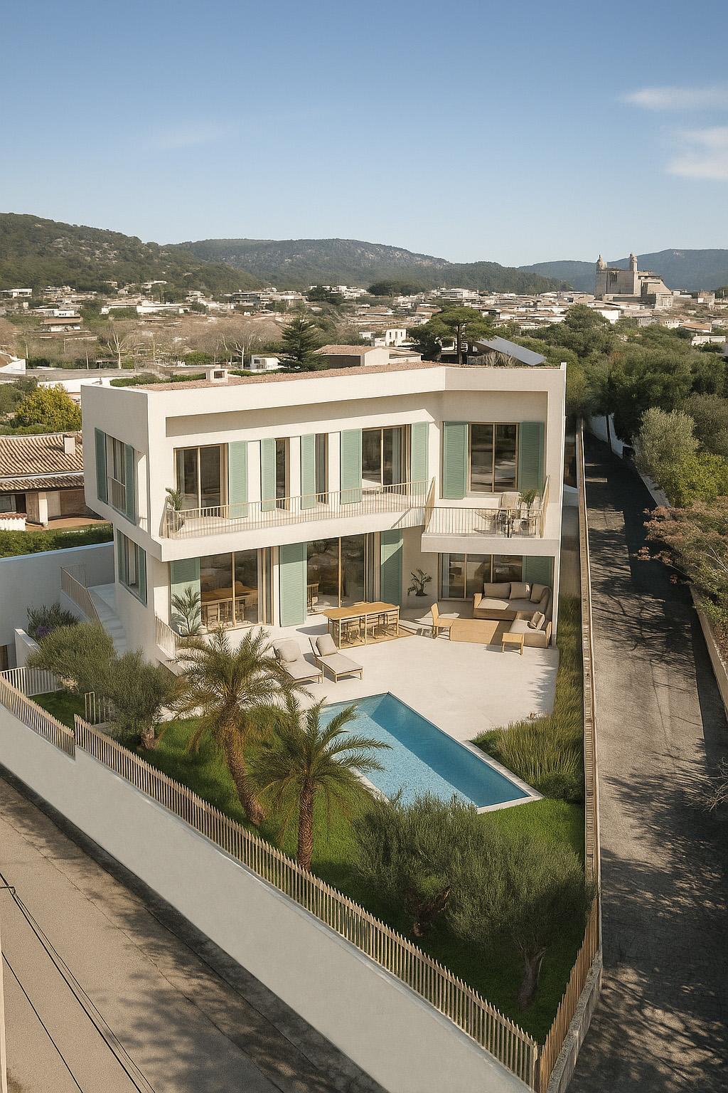 Exclusive newly built villa with pool and mountain views for sale in Calvià