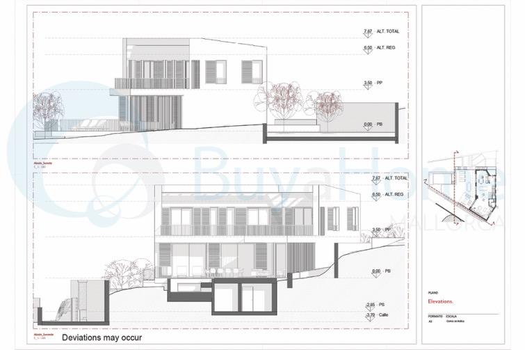 Exclusiva villa de obra nueva con piscina y vistas a la montaña en venta en Calvià
