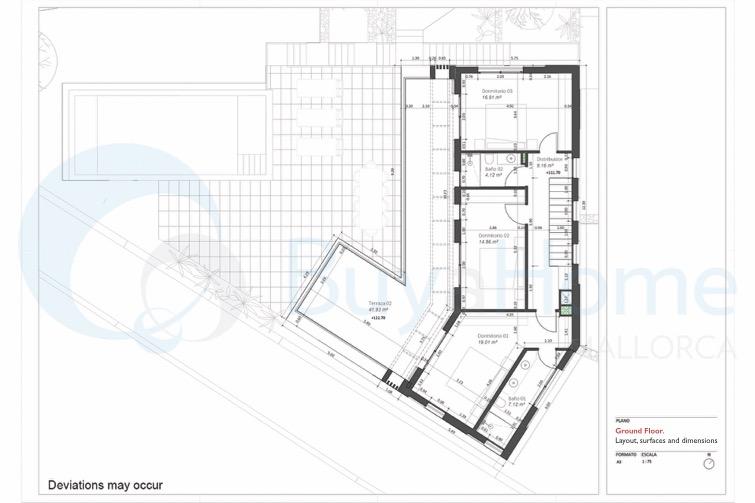 Exclusiva villa de obra nueva con piscina y vistas a la montaña en venta en Calvià