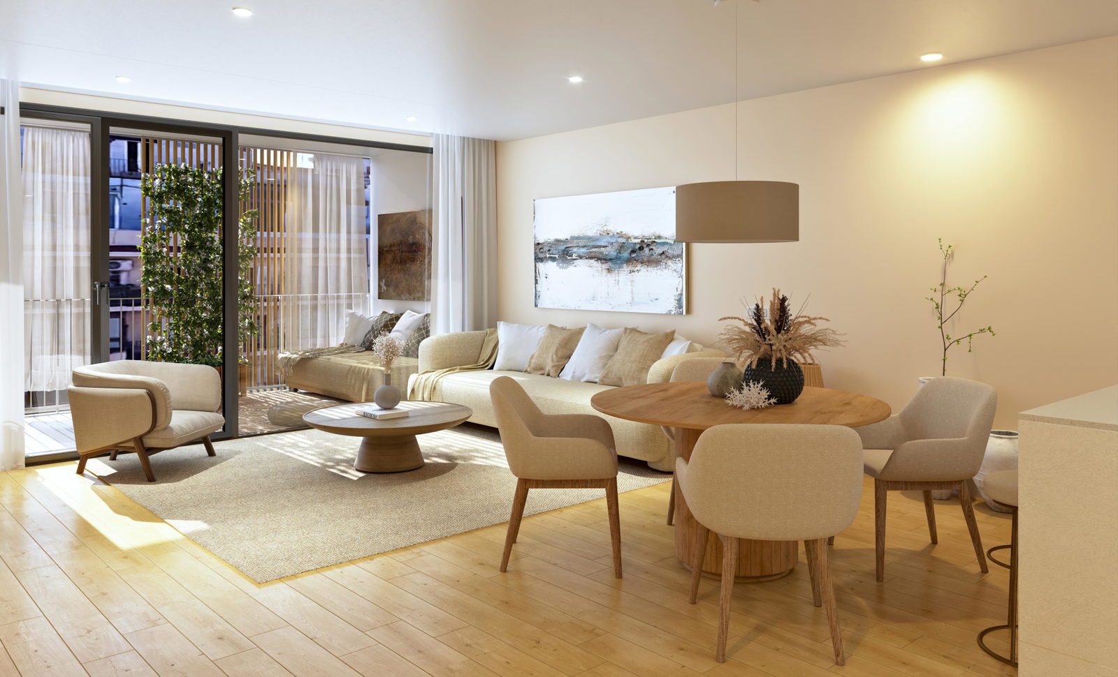 Ático de obra nueva con 3 dormitorios y terraza privada en la azotea en el centro de Palma