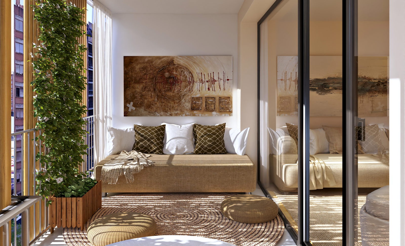 Apartamento de 3 dormitorios con vistas a la ciudad en el centro de Palma