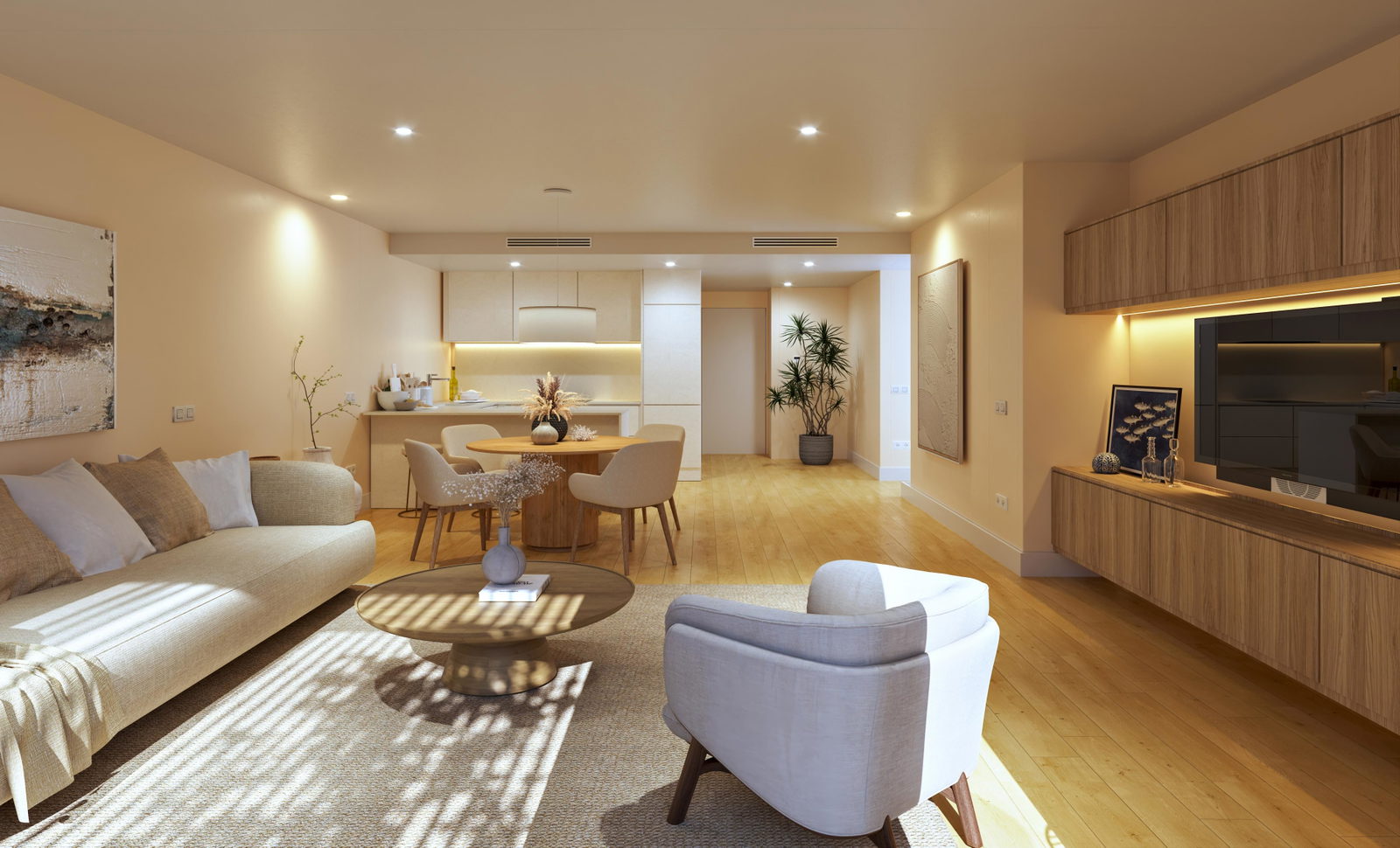 Apartamento de 2 dormitorios en la planta baja con amplia terraza de 129 m² en el centro de Palma