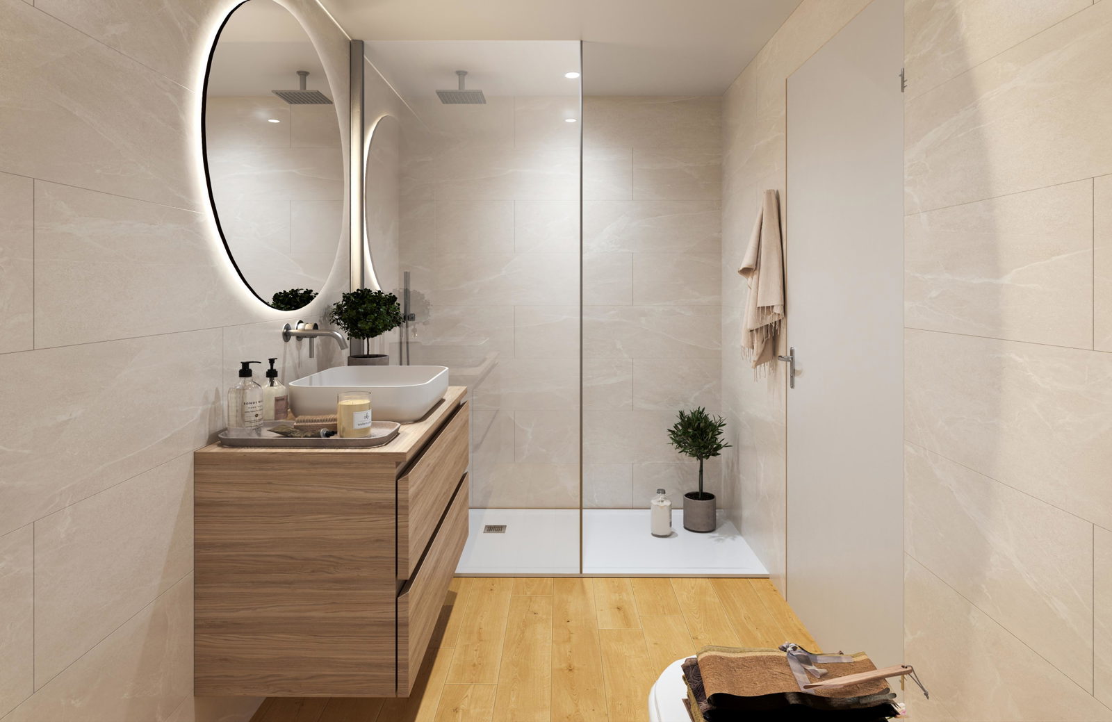 Apartamento de 2 dormitorios en la planta baja con amplia terraza de 129 m² en el centro de Palma