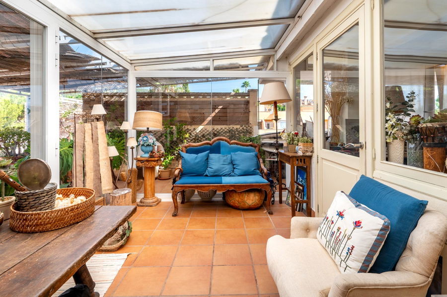 Ático en venta en Cala Nova, Palma con vistas panorámicas al mar y amplia terraza