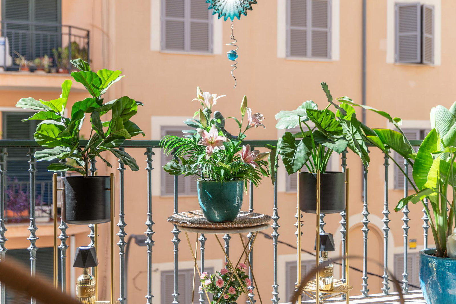 Modern lägenhet i centrala Palma med mysig terrass