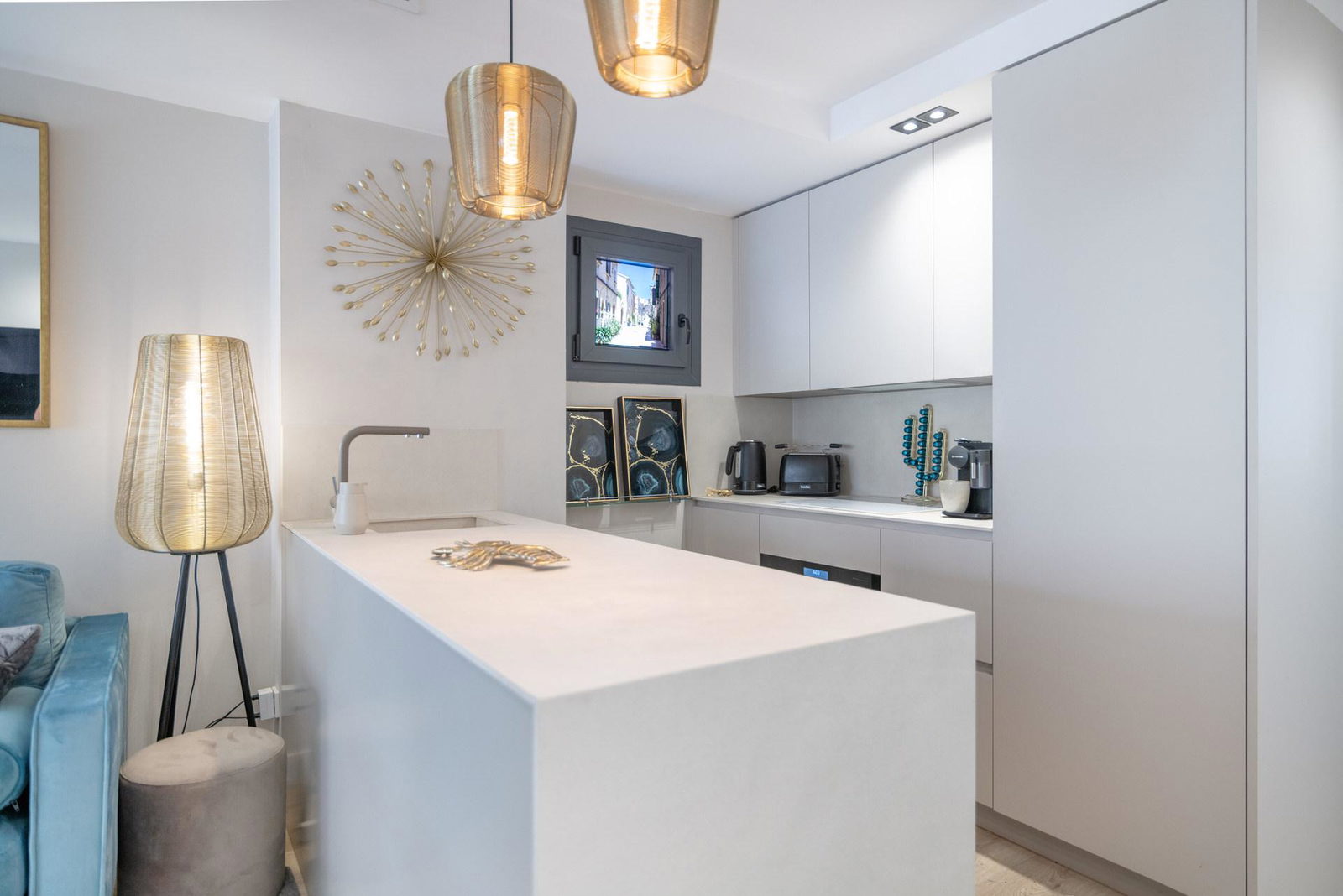 Modern lägenhet i centrala Palma med mysig terrass