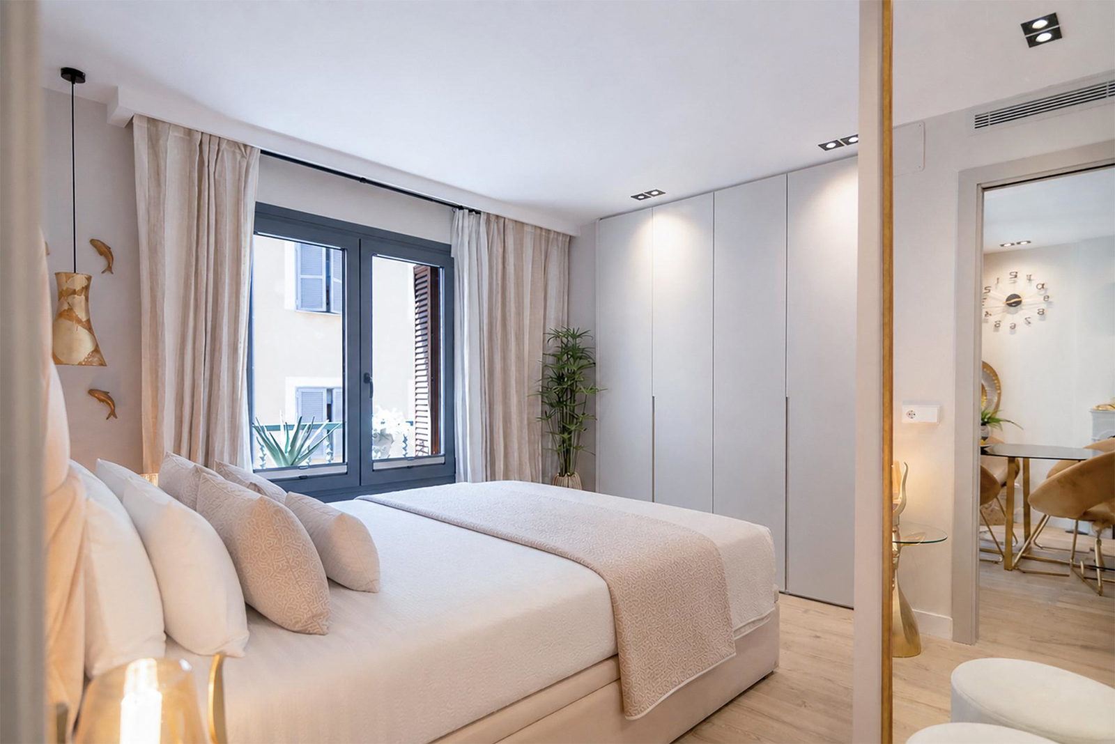 Modern lägenhet i centrala Palma med mysig terrass
