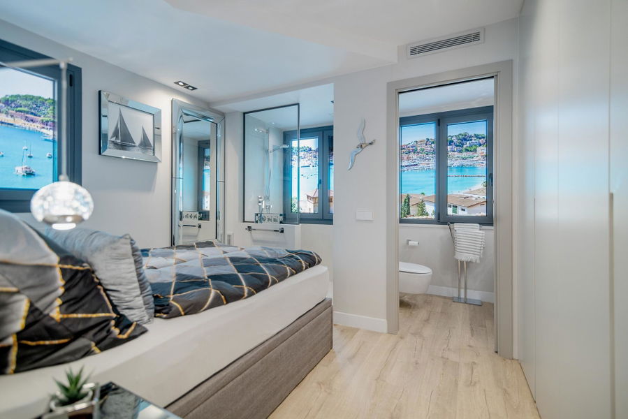 Modern lägenhet i centrala Palma med mysig terrass