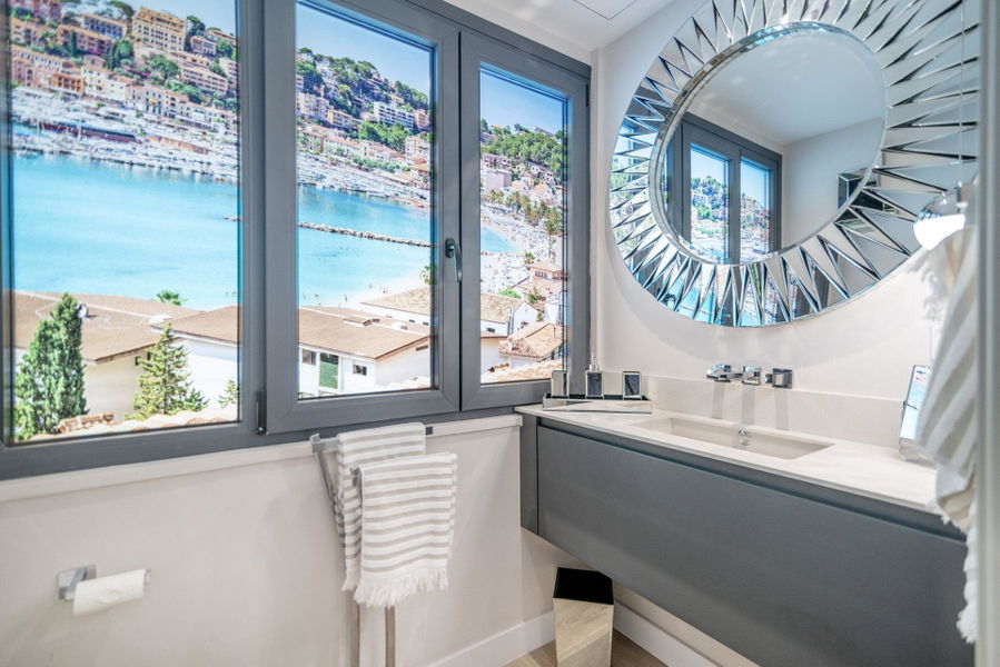 Modern lägenhet i centrala Palma med mysig terrass