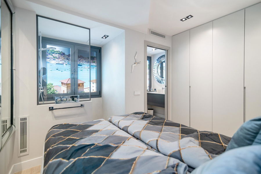 Modern lägenhet i centrala Palma med mysig terrass