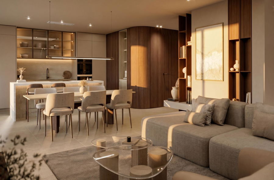 Exclusive  new build penthouse in Cala Major with sea views & private solarium