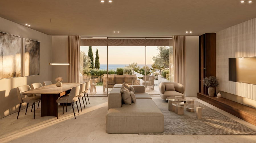 Exclusive  new build penthouse in Cala Major with sea views & private solarium