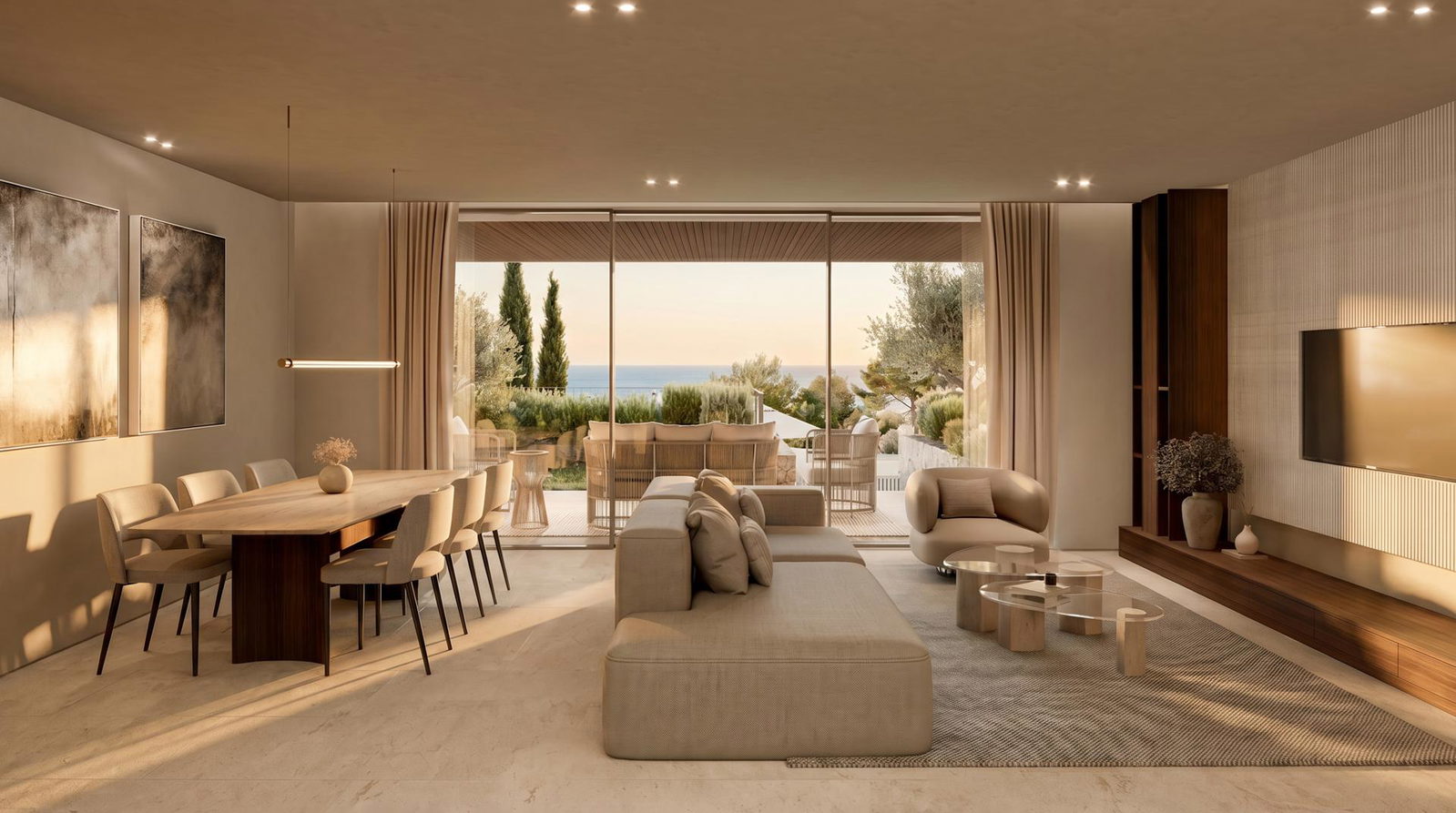 Exclusive  new build penthouse in Cala Major with sea views & private solarium
