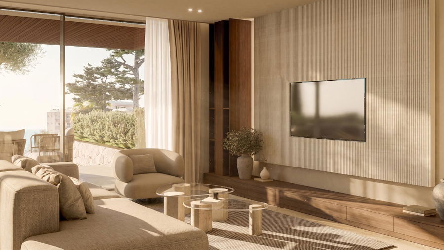 Exclusive  new build penthouse in Cala Major with sea views & private solarium
