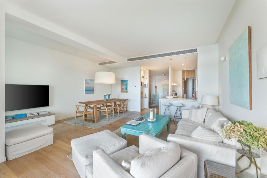 Stunning frontline apartment with harbor views and sunset terraces in San Agustin