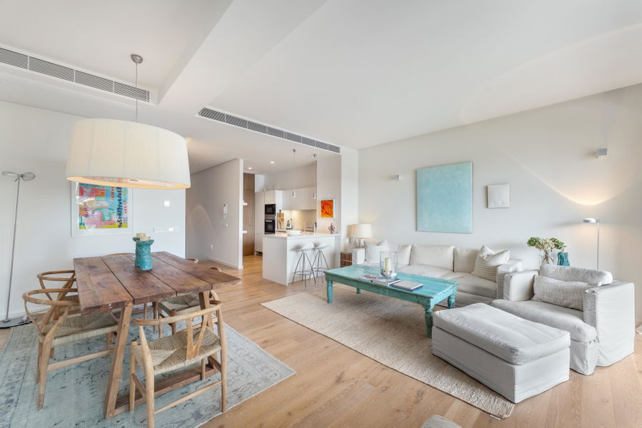 Stunning frontline apartment with harbor views and sunset terraces in San Agustin