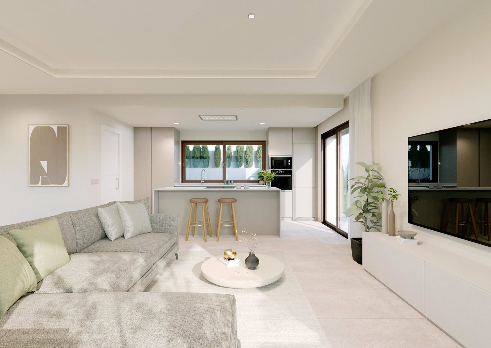 New-build townhouse villa with pool and terrace in Paguera for sale