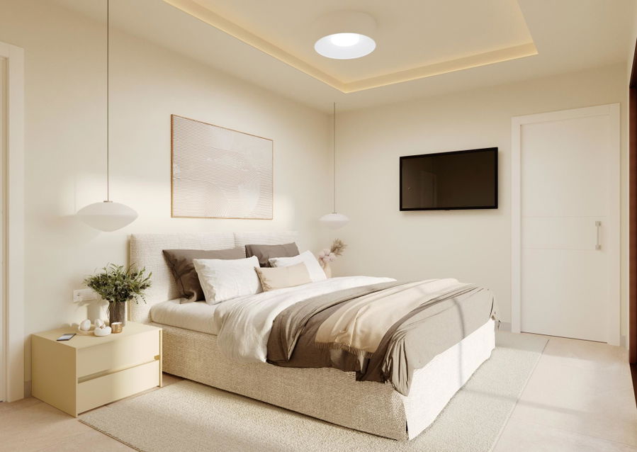 New-build townhouse villa with pool and terrace in Paguera for sale