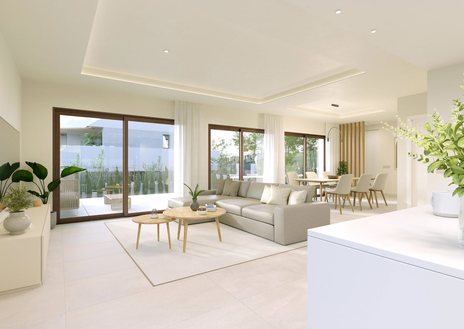 Newly built semi-detached villa-style property with a swimming pool and terrace for sale in Paguera