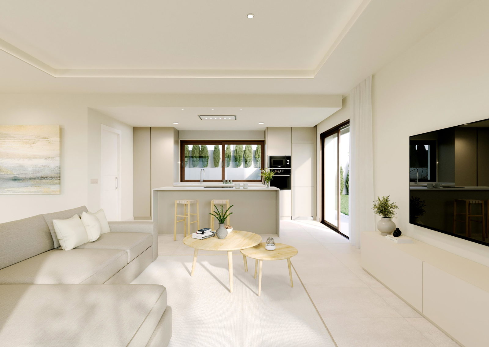 Newly built semi-detached villa-style property with a swimming pool and terrace for sale in Paguera
